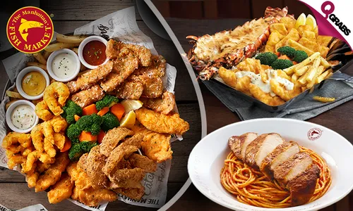 Delicious Seafood Selection at The Manhattan Fish Market!